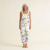 Madeleine | salopette cygne floral délicat