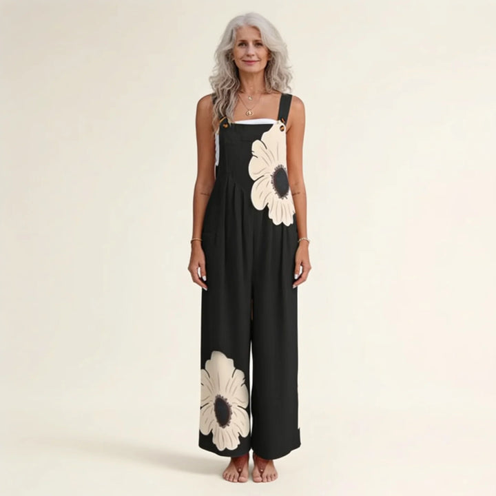 Amandine | salopette fleurie confortable