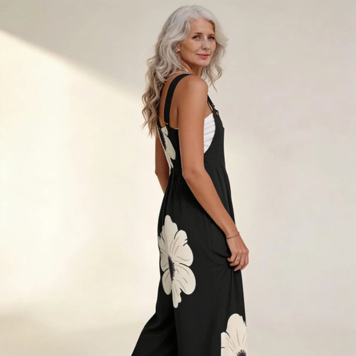 Amandine | salopette fleurie confortable