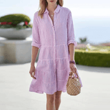 LOLITA | ROBE À RAYURES CÔTIÈRES AÉRIENNE