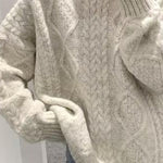 Olive a Bette's – Pull marin en grosse maille – photo 4