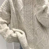 Olive a Bette's – Pull marin en grosse maille – photo 4