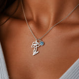 Personalised Botanical Pendant Necklace