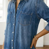 Fleur - Combinaison en Denim de Coton | Confort et Style