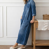 Fleur - Combinaison en Denim de Coton | Confort et Style