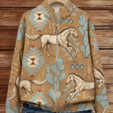 Perpetua – Gilet zippé à imprimé cactus – photo 2