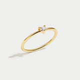 Love Crystal Heart Ring