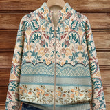 Sybilla™ – Gilet à bordure botanique vintage – photo 2