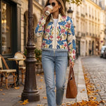 Tabitha – Gilet fleuri zippé – photo 2
