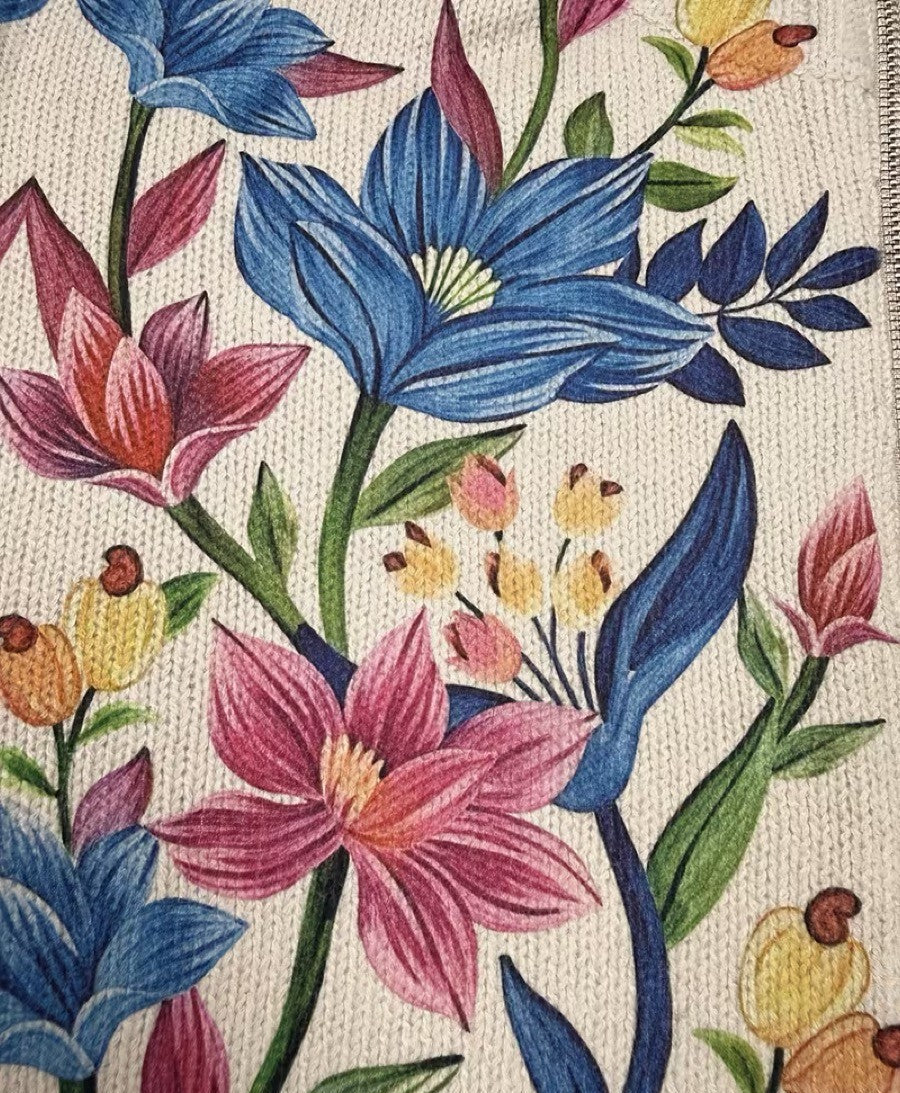 Tabitha – Gilet fleuri zippé – photo 5