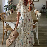 Michaela - Robe Boho avec Couverture du Ventre