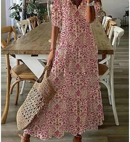 Michaela - Robe Boho avec Couverture du Ventre